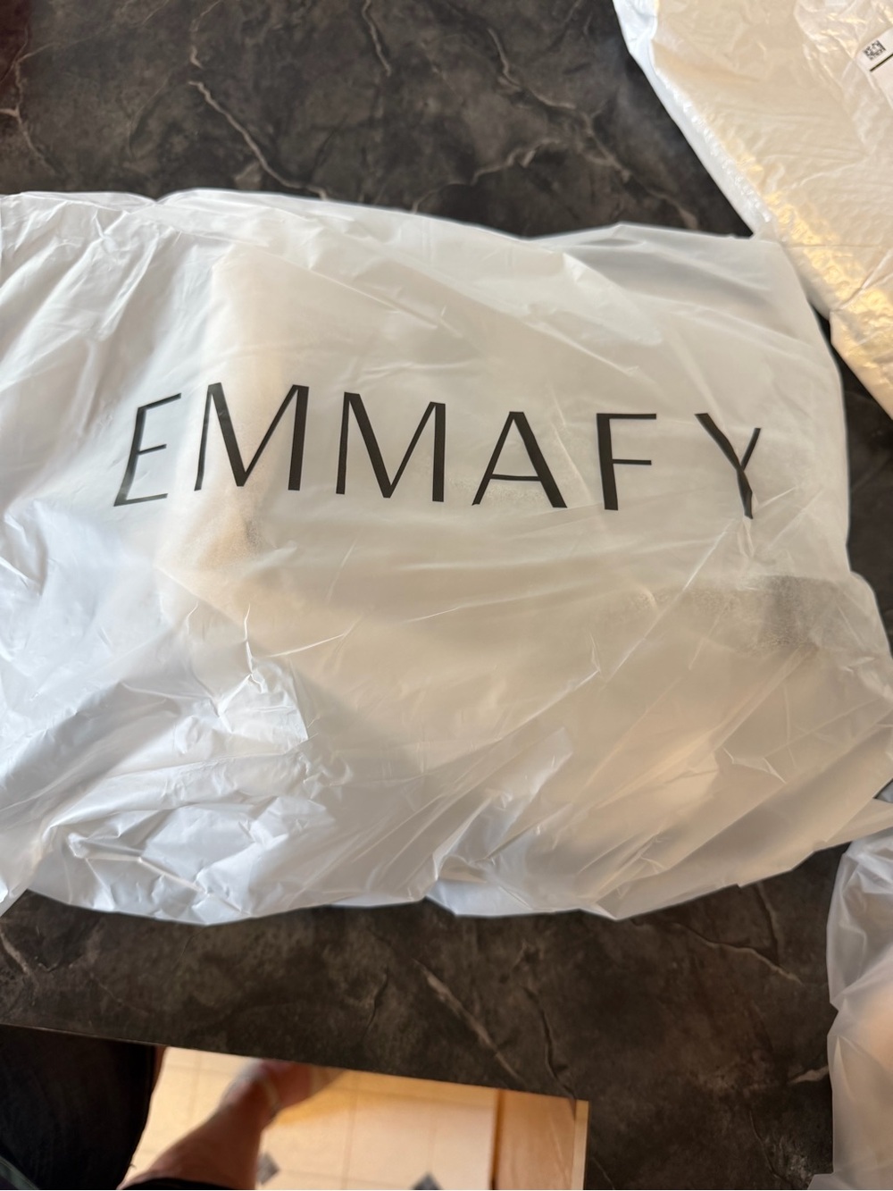 New Emmafy clear crossbody stadium Bag black trim - Picture 4 of 8
